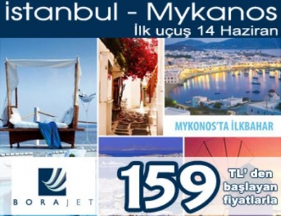 Borajet ile Mykanos Rüyasına Yolculuk Sadece 159 TL